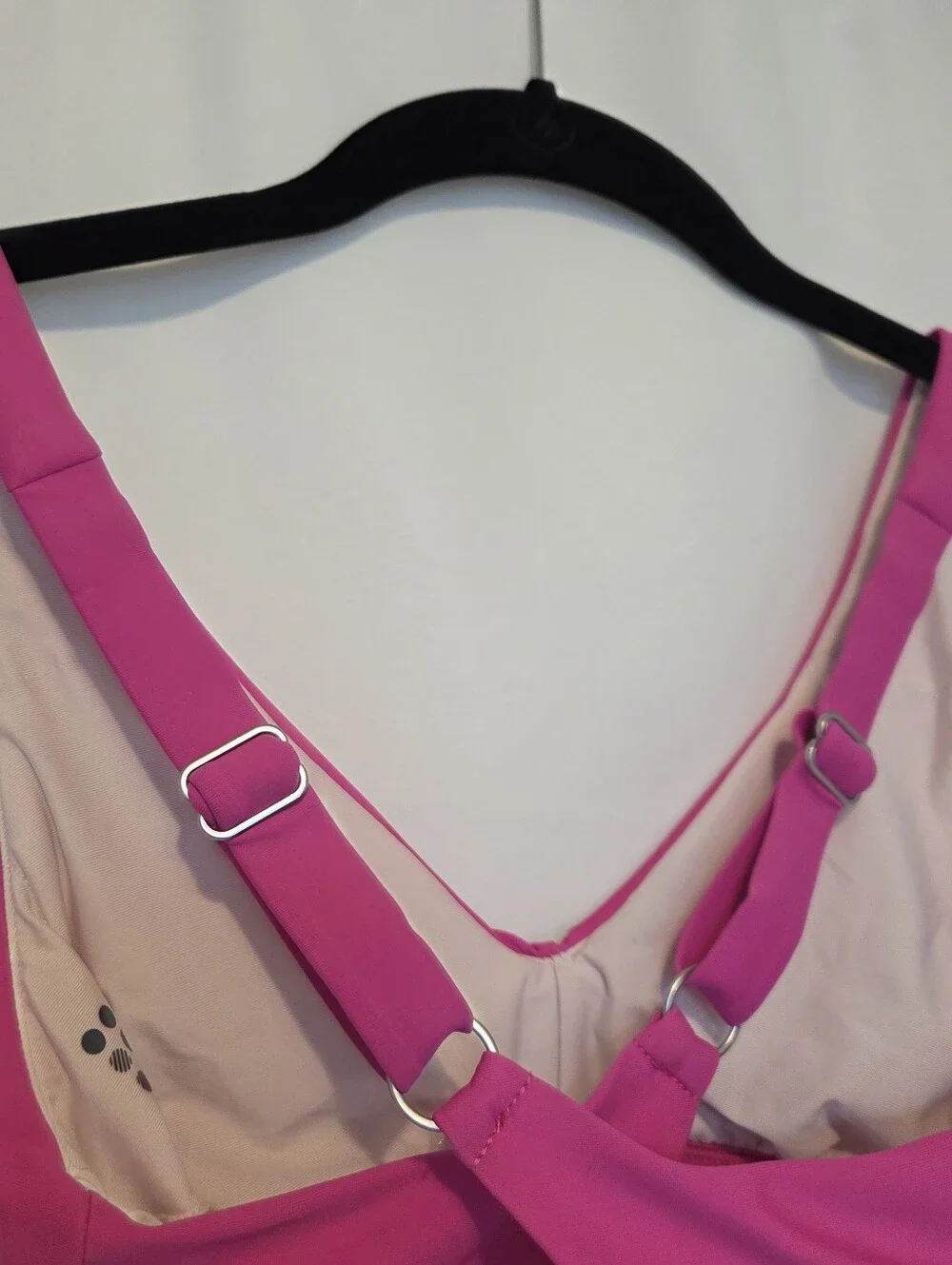 Title Nine Better Bikini Top Bright Pink Magenta Extra Small - Picture 5 of 9